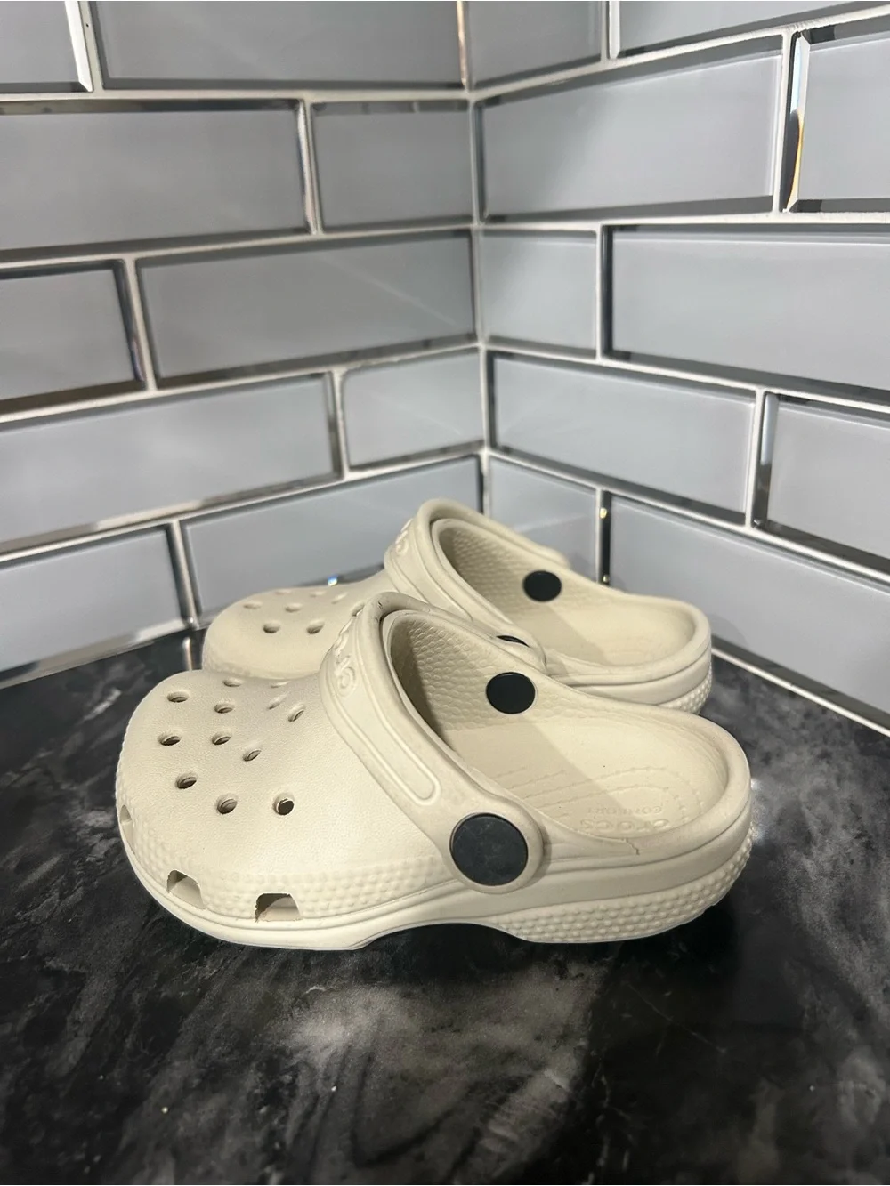 Crocs Kids Classic Clog - Bone